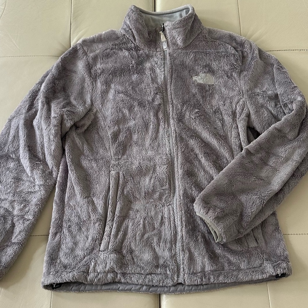 The North Face Soft Gray Fleece Jacket
